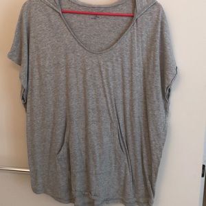 Hooded casual T-shirt
